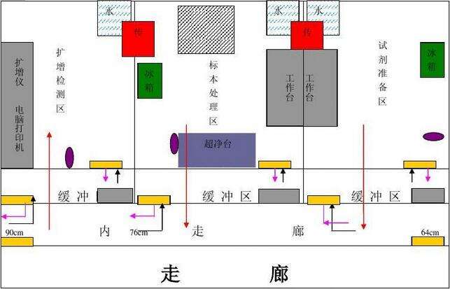 pcr實(shí)驗(yàn)室規(guī)劃圖